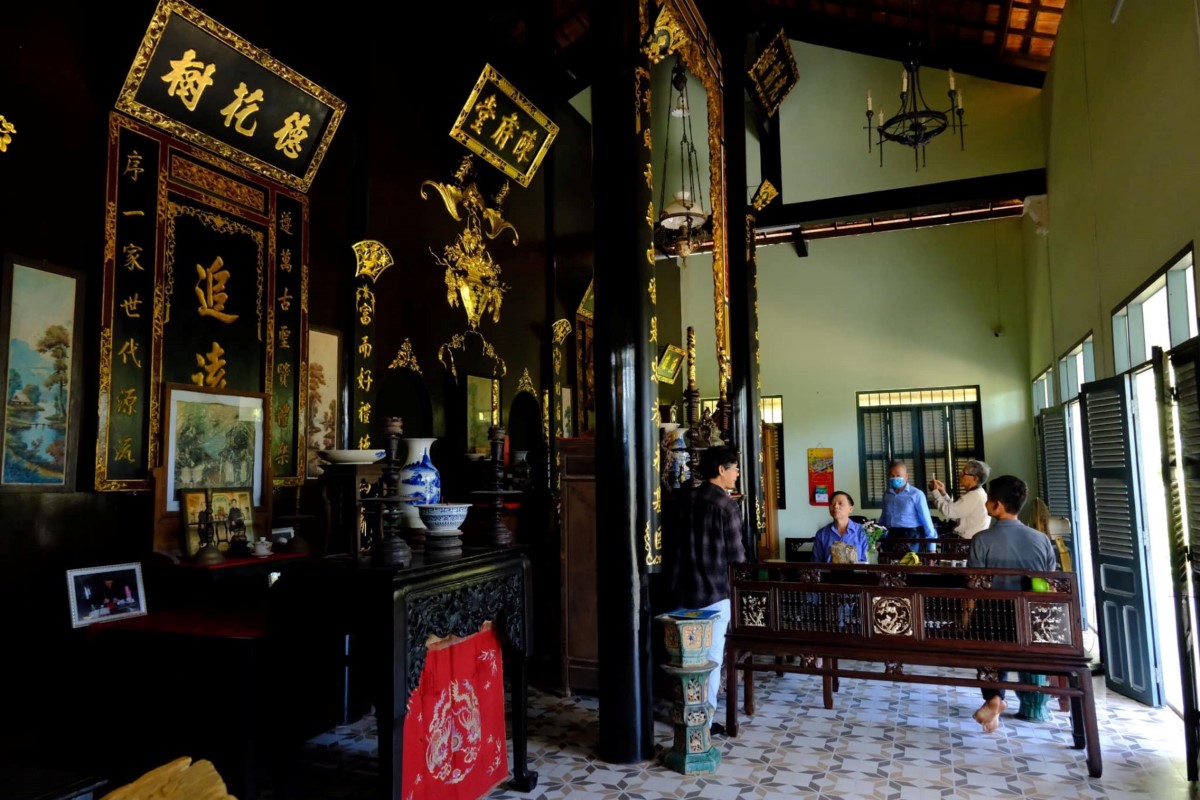 Cai Cuong Ancient House in Vinh Long Cai Cuong Ancient House in Vinh Long showcasing traditional Vietnamese architecture