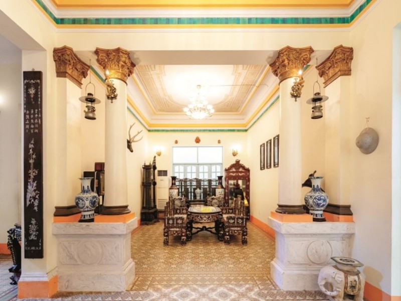 Historical Cong Tu Bac Lieu Residence Historical residence of Cong Tu Bac Lieu showcasing colonial architecture
